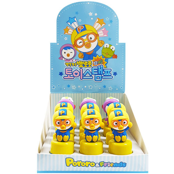 뽀로로 토이 스탬프 12p 세트, 혼합 색상, 1세트 29,000원