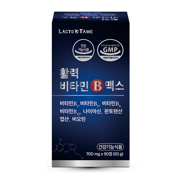 락토테미 비타민B군 나이아신 판토텐산 엽산 비오틴 90정, 90정, 2개 46,880원
