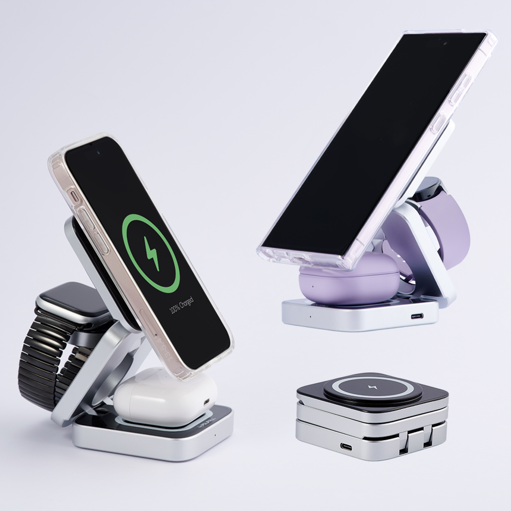 폴리폴 3in1 맥세이프 무선충전기 Qi2 아이폰 애플워치 에어팟 28,640원