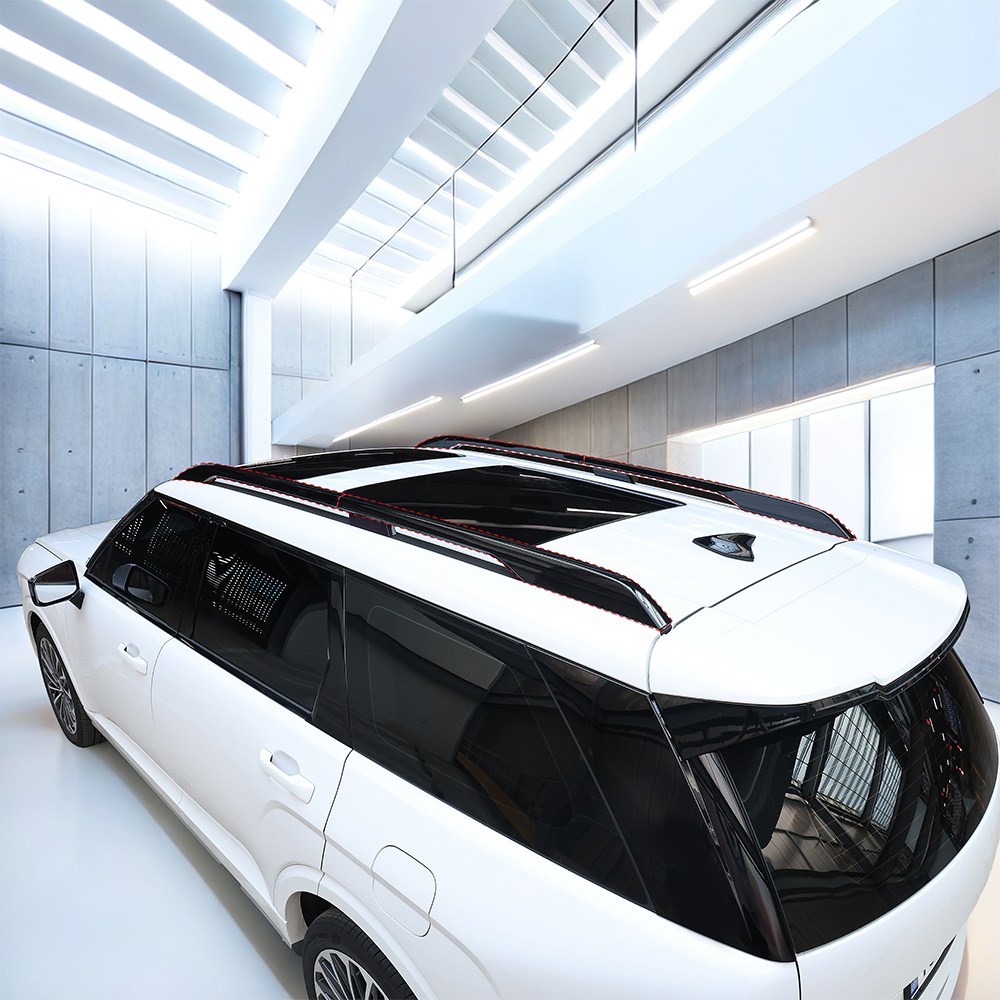 유투카 호환 디올뉴 팰리세이드 LX3 크롬 죽이기 튜닝 블랙 몰딩 루프랙 커버, 기타 102,900원