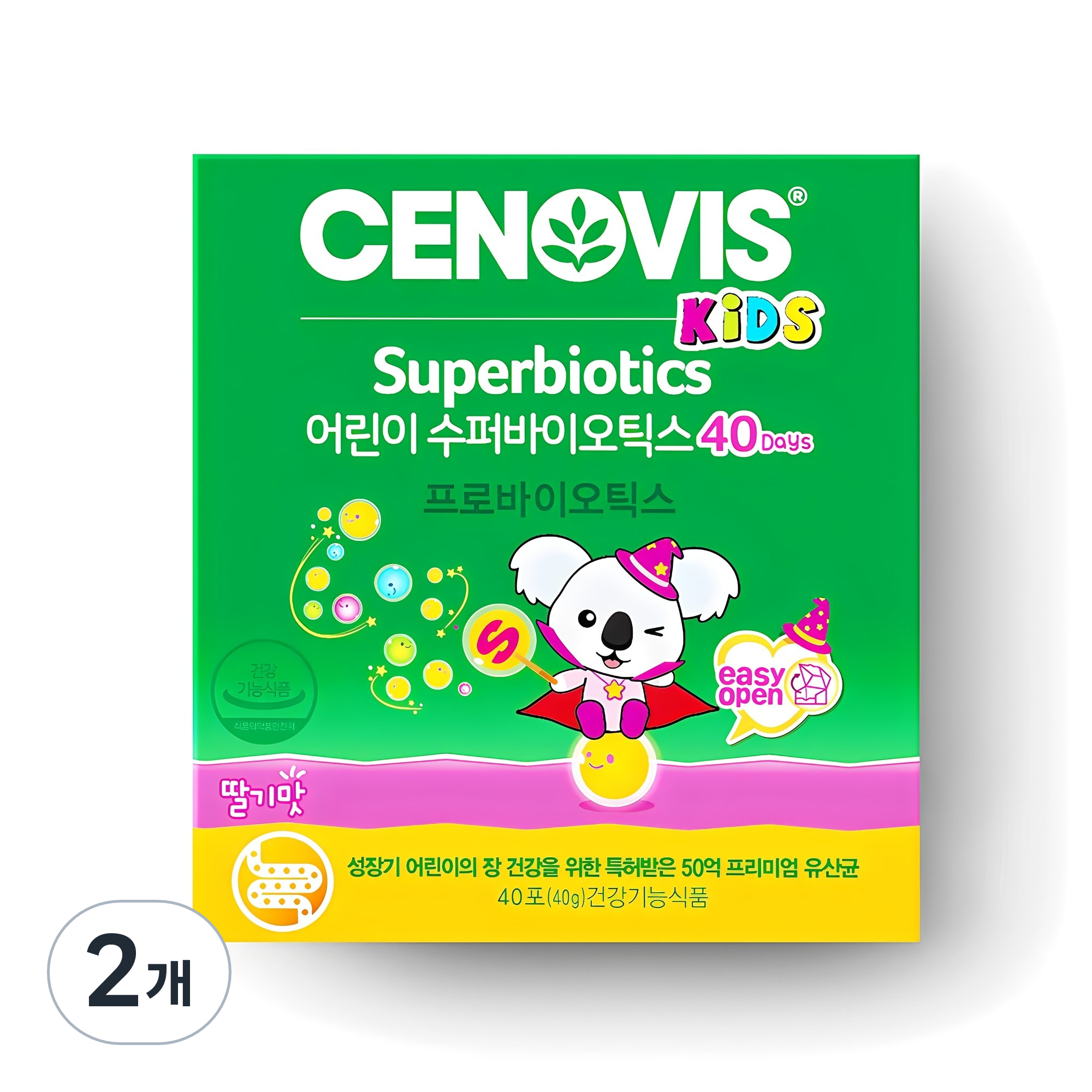 세노비스 이지오픈 어린이 수퍼바이오틱스 유산균 딸기맛 79,800원
