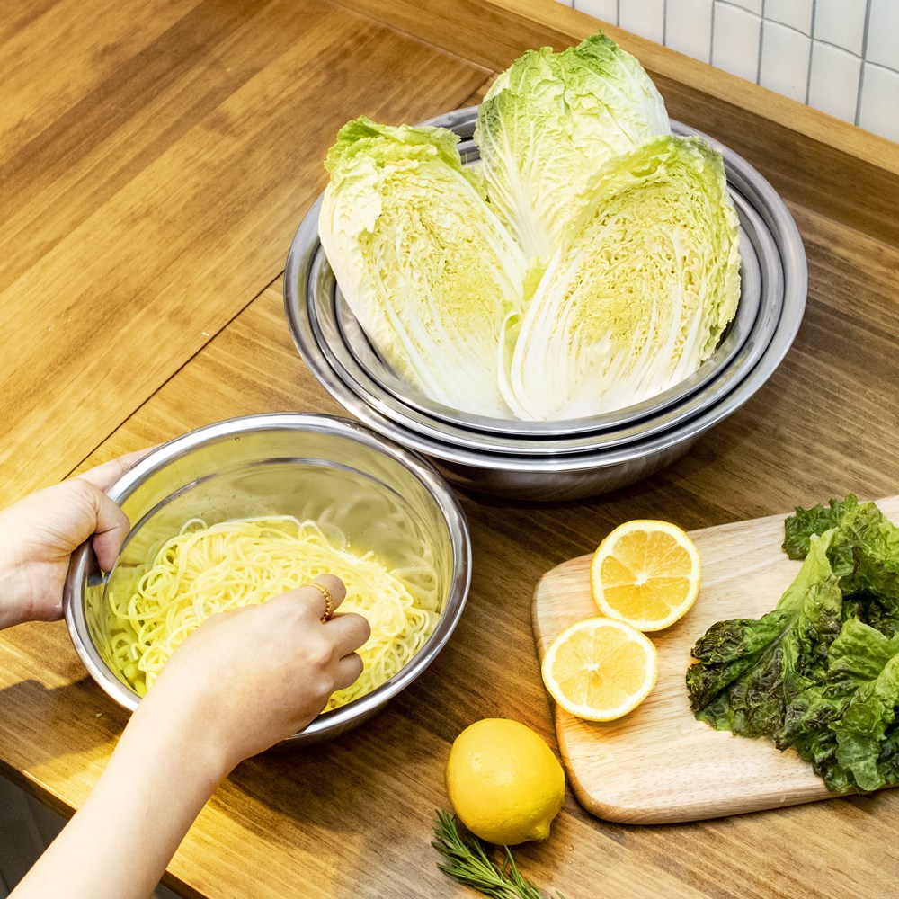 윤쓰공간 선학 국산 스텐304 스텐 다라이 김장대야 특대형 양푼 12호 62cm 49,500원