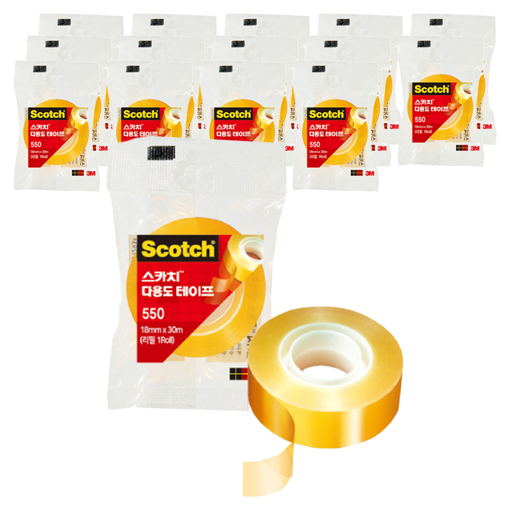 쓰리엠 스카치 다용도 테이프 550 18mm x 30m 24,020원