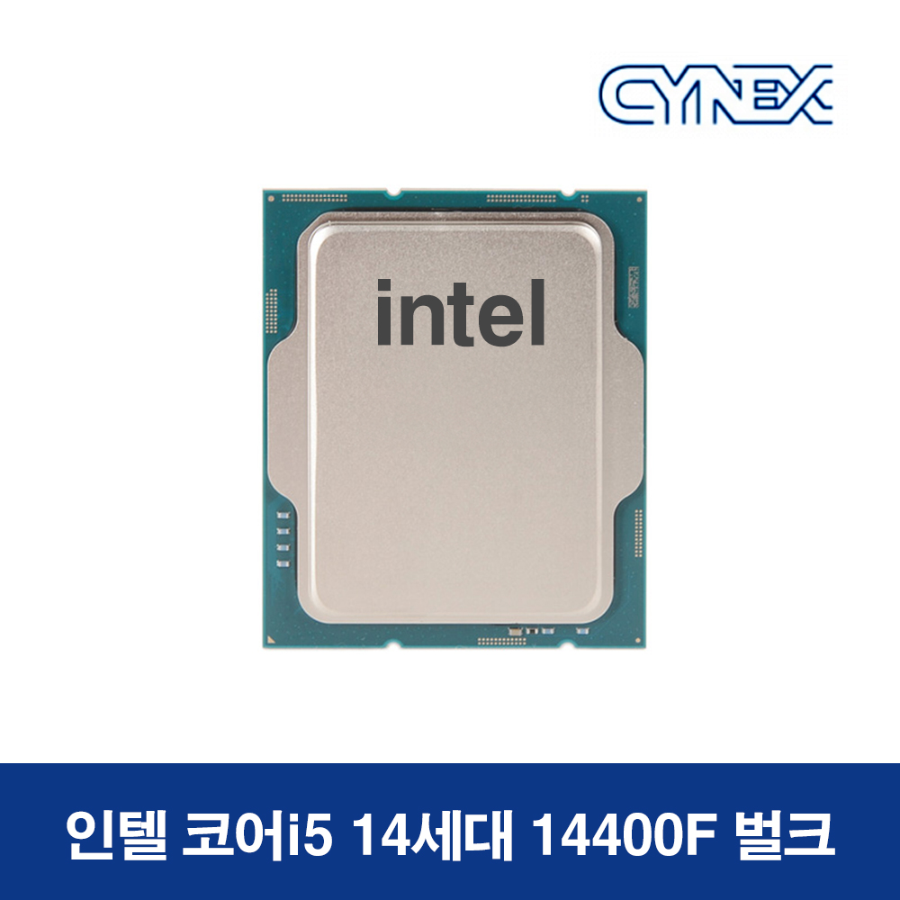 INTEL 코어14세대 i5-14400F 벌크 (랩터레이크 리프레시/2.5GHz/20MB/병행수입) 쿨러 미포함 258,230원