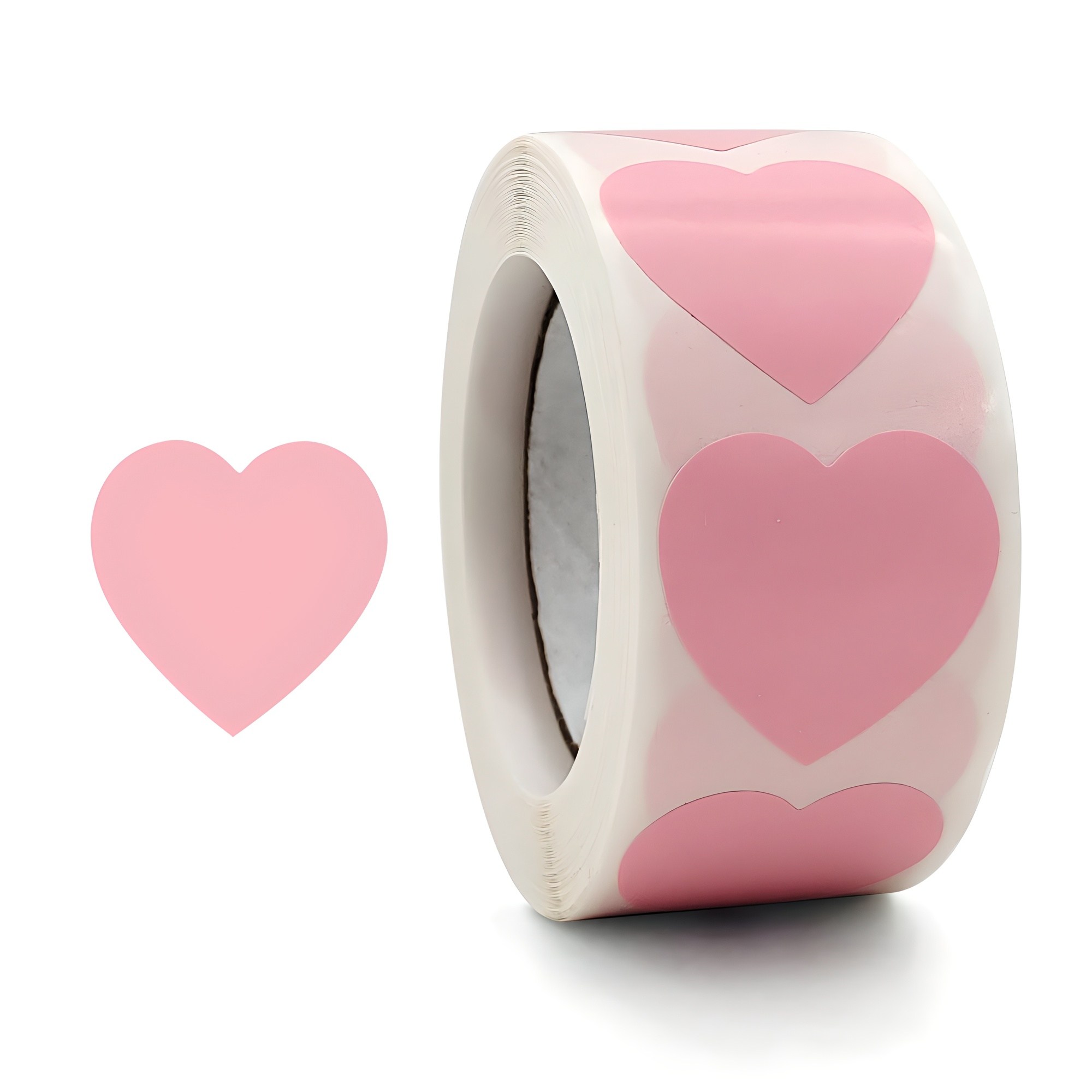 바이트 하트 컬러 스티커, 1개, 연분홍 5,900원