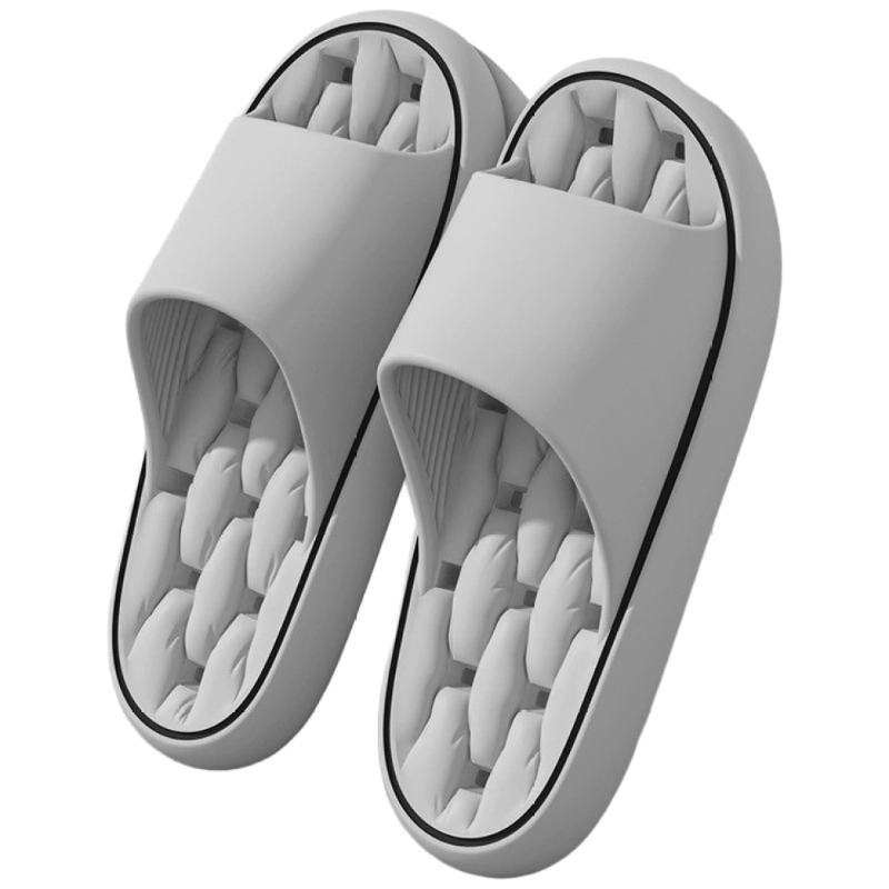 MIR WAY 미끄럼방지 논슬립 물빠짐 욕실 슬리퍼 욕실화, 그레이, 1개 5,900원
