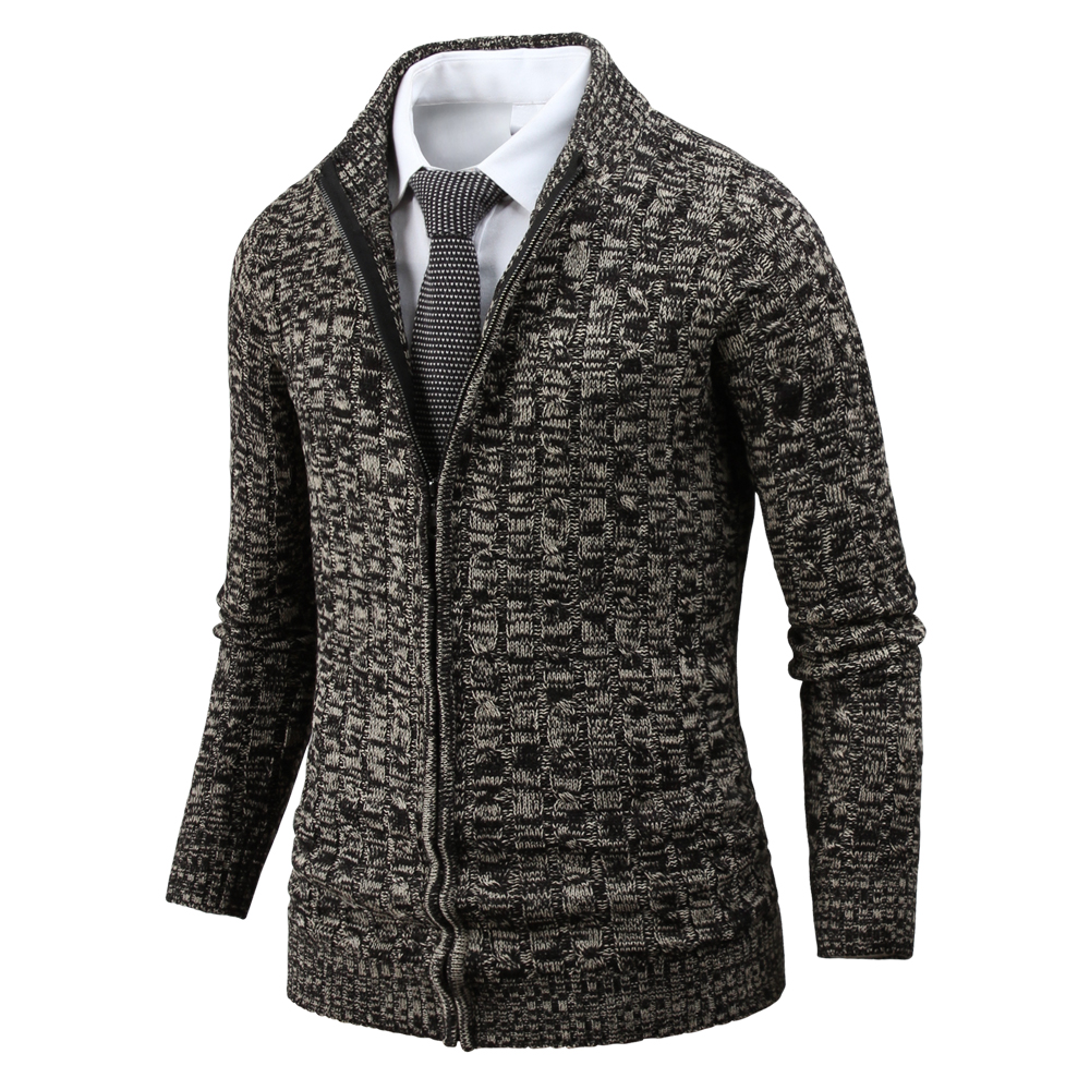 다꾸앙 남성용 혼합짜임 니트 긴팔 집업가디건 cd1724 26,800원