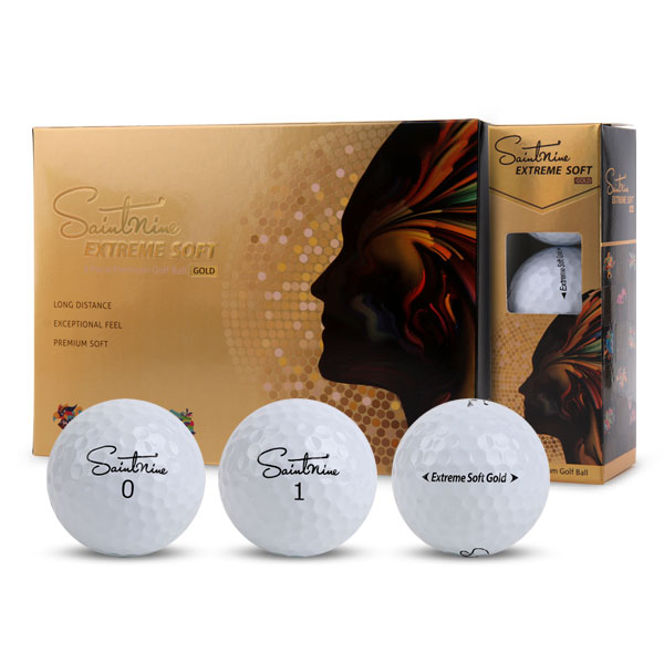 [SAINTNINE] 세인트나인 익스트림 소프트 골드 4피스 골프공 1더즌, 1개, 12개입 52,800원