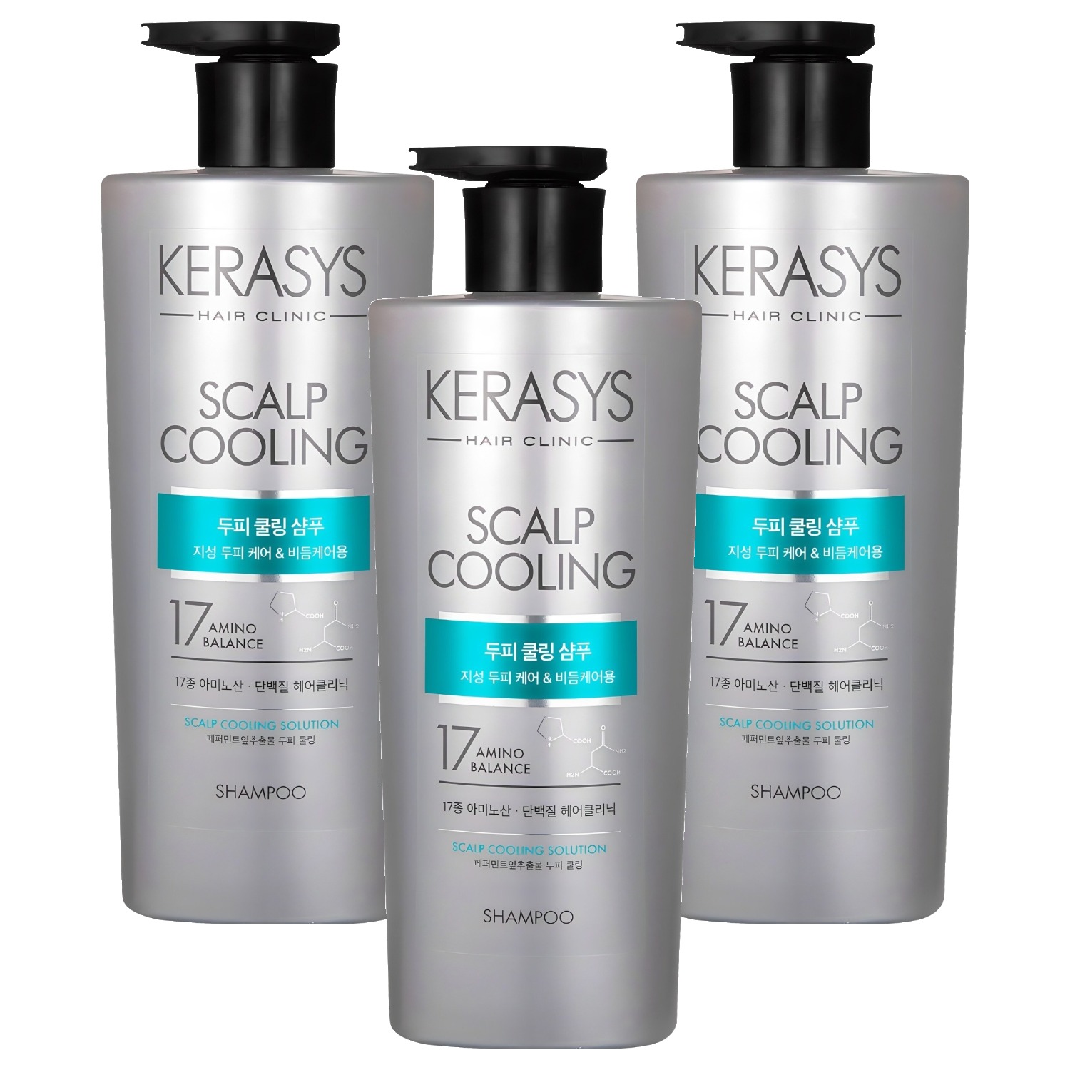 케라시스 두피 쿨링 단백질 샴푸, 750ml, 3개 13,150원