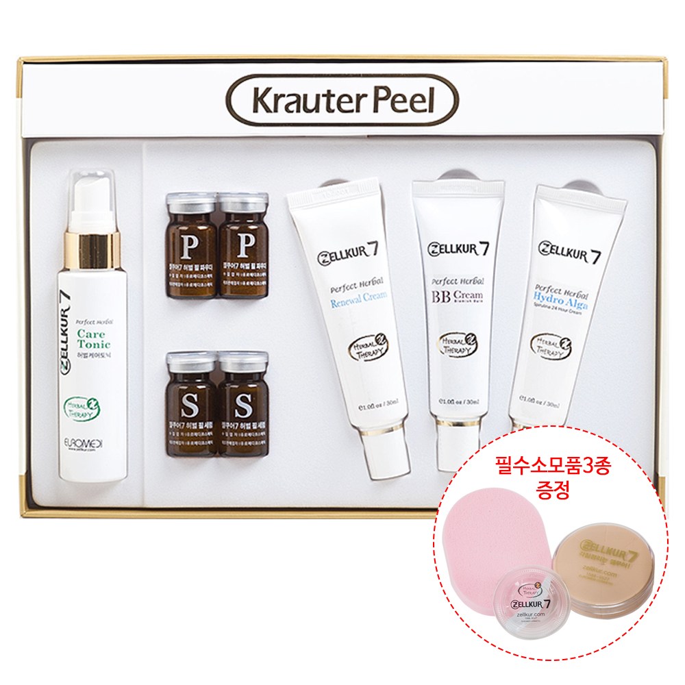 젤쿠어 [40%D.C] 코코필링set(지성피부용 리뉴얼크림30ml)얼굴필링 바르고자도되는 비비크림 미세약초침 약초필링 2회분 144,000원