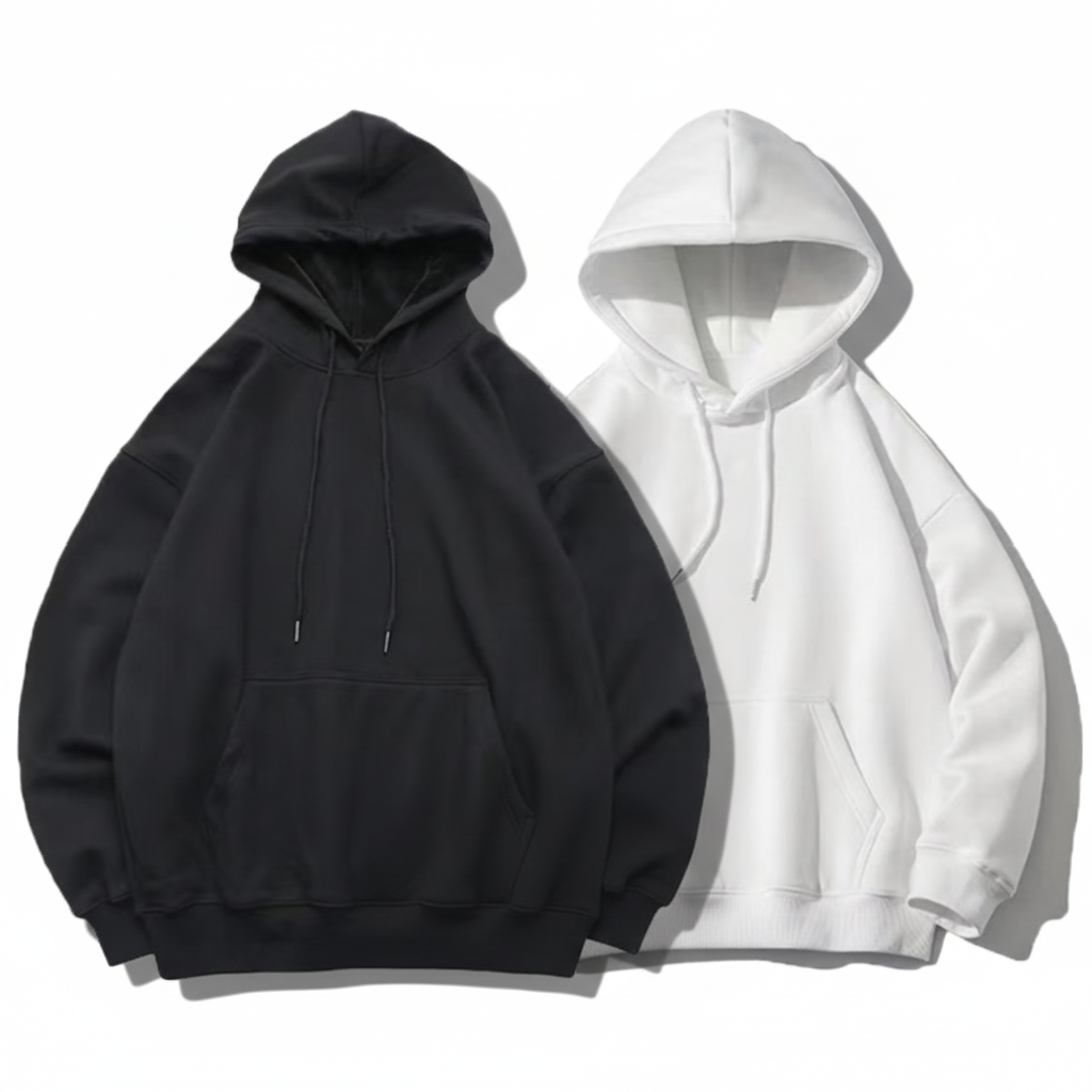 1+1 남성 트렌디 단색 후드티 긴팔 빅사이즈 소프트 데일리 가을 겨울 편한 간절기 트렌드 스판 티 심플 커플 루즈핏 데일리 덧대 맨투맨 상의 남녀공용 21,800원