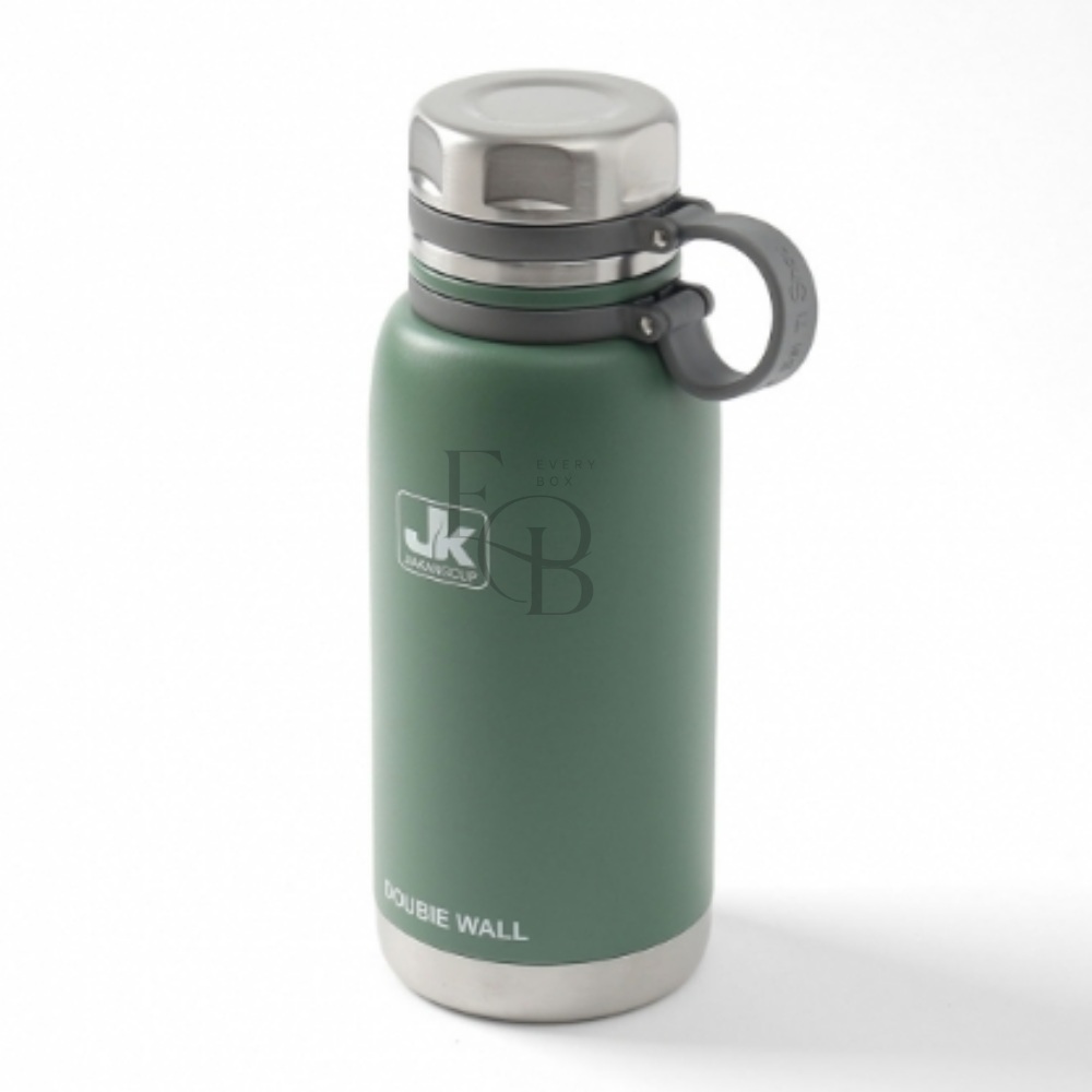 EVERYBAO 워터탱크 이중스텐 보온병 1L 다크그린 커피보온병 등산물통 31,630원