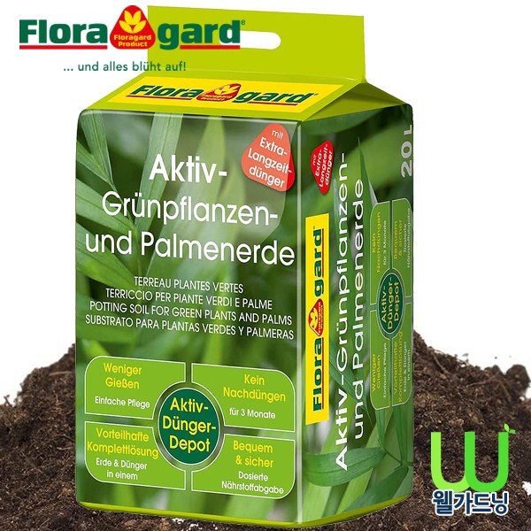 조이가든센터 독일 Floragard 플로라가드 관엽식물 전용 상토- 20리터, 1개, 20L 14,900원