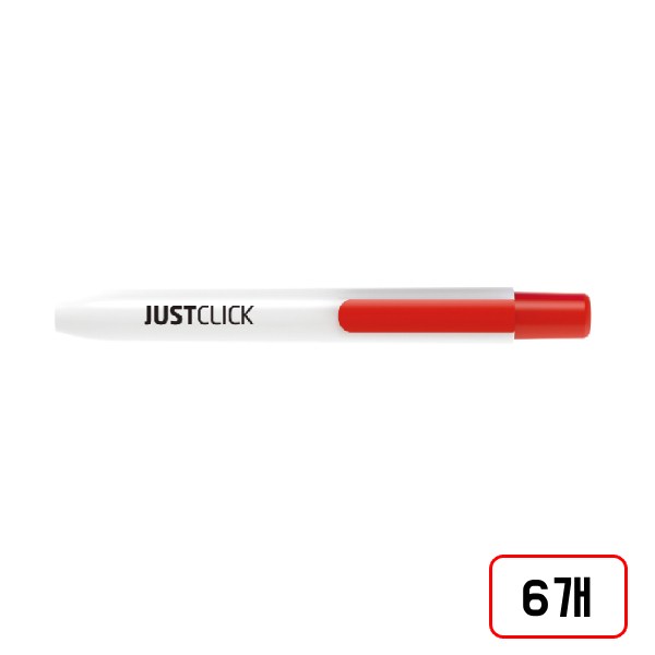 모리스)저스트클릭 보드마카(M/2.0mm), 6개, 적/NMD508323 22,000원