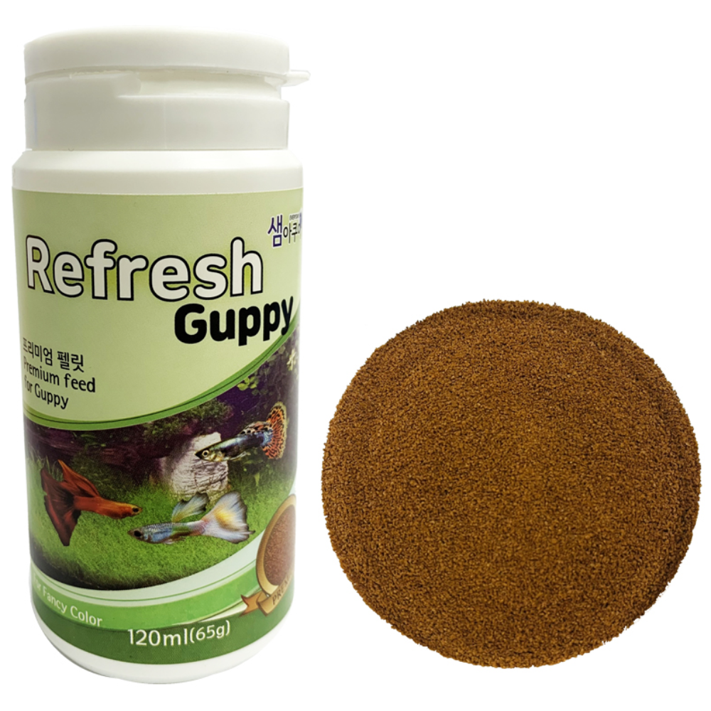 샘아쿠아 리프레쉬 구피 열대어 사료 7,000원
