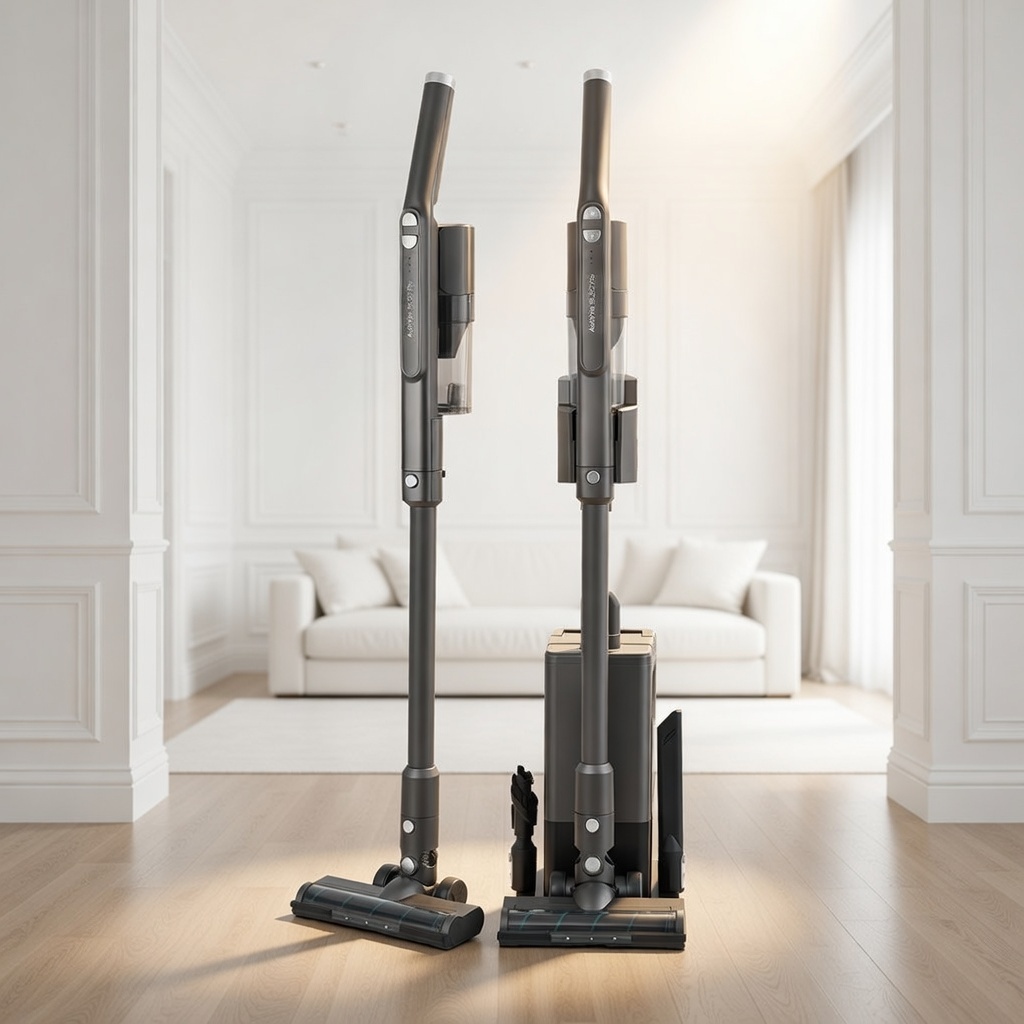 [신상특가] 독일브랜드 BLDC 스테이션 청소기 자동 먼지 비움 거치대 올인원 강력 흡입 미세먼지 차단 가정용 신혼 집들이 선물 필수 가전 179,000원