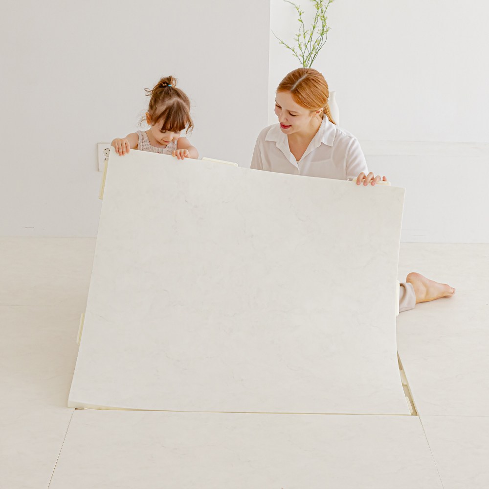 아누리 안심블럭 시공매트 층간소음매트 60x60x2.2T, 1개, 샌드화이트 113,990원