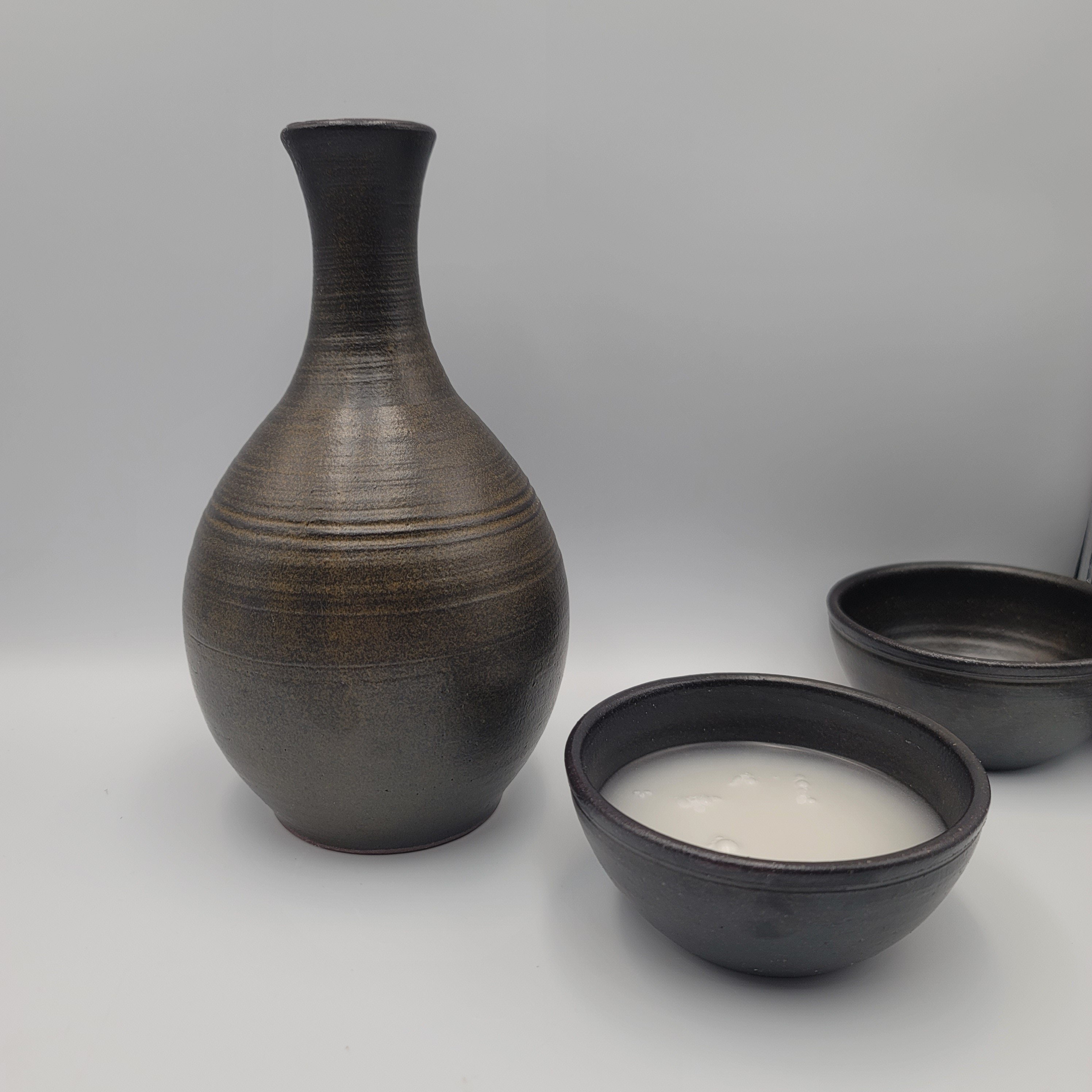 도자기 술병 옹기 주병 막걸리 동동주 잔 호리병 술병 술잔 혼술 세트 국내산, 1개 30,000원