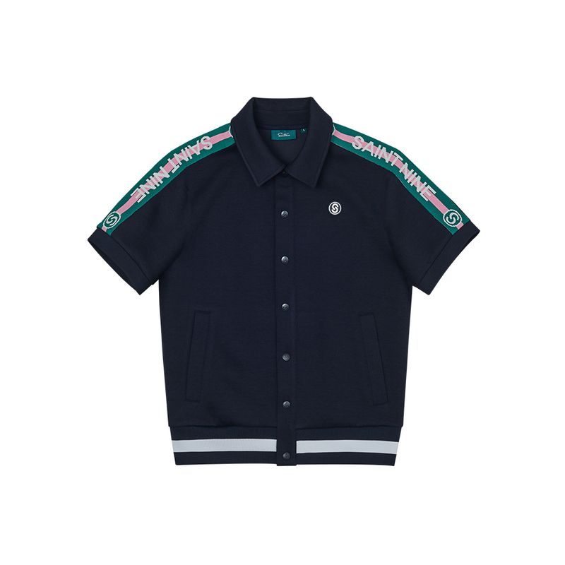 세인트나인 남성 사이드 라인 반팔 져지 티셔츠 NAVY 118,300원