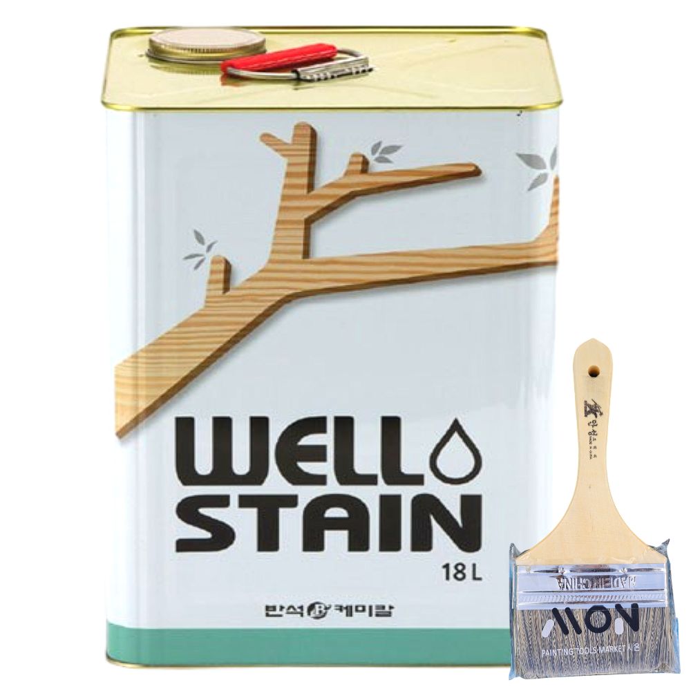 (제조사) 웰스테인 오일스테인 오일스텐 니스 목재 데크 나무 방부목 페인트, 도토리, 1개, 18L 59,000원