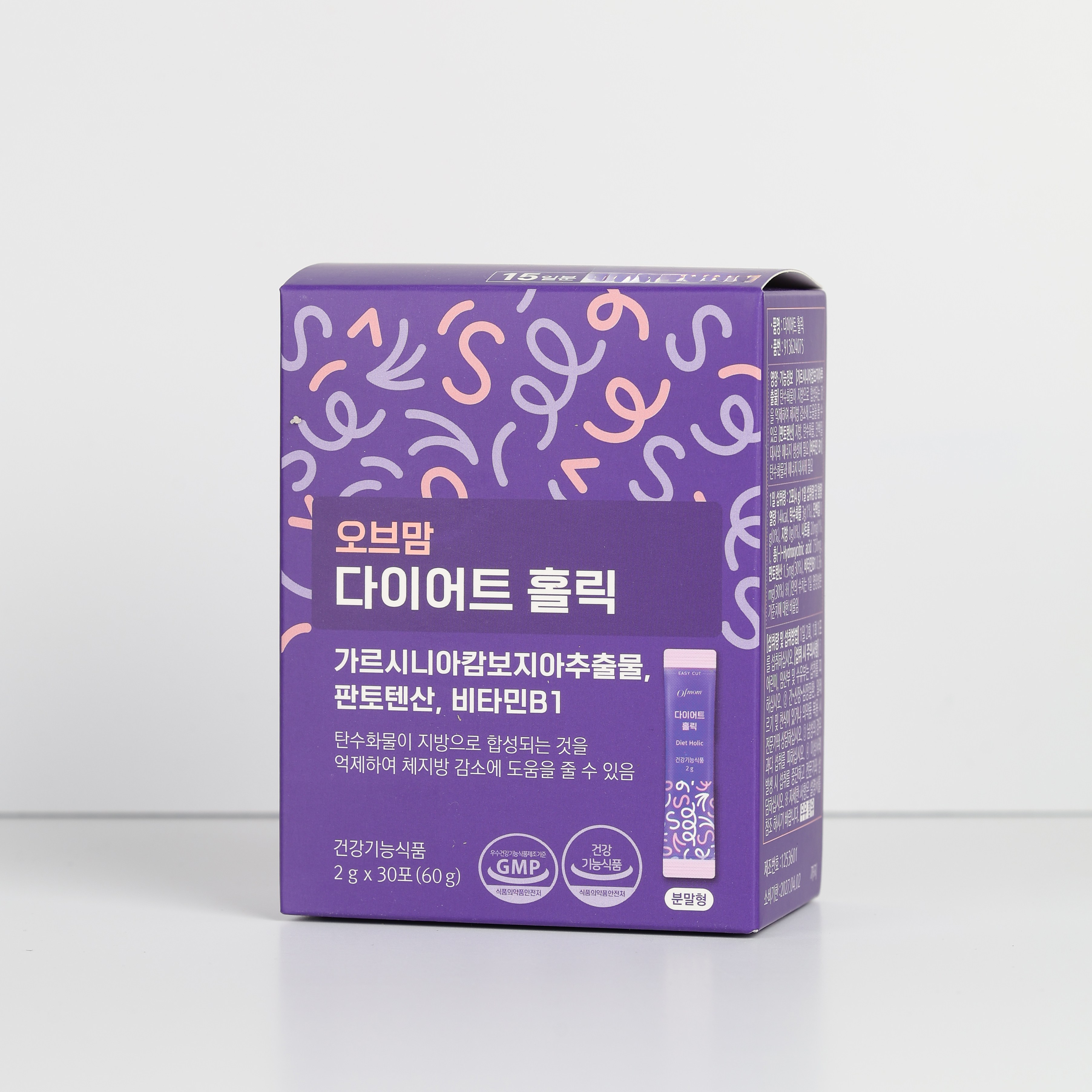 오브맘 다이어트 홀릭 15일분 체지방 감소 지방합성 억제 14,850원