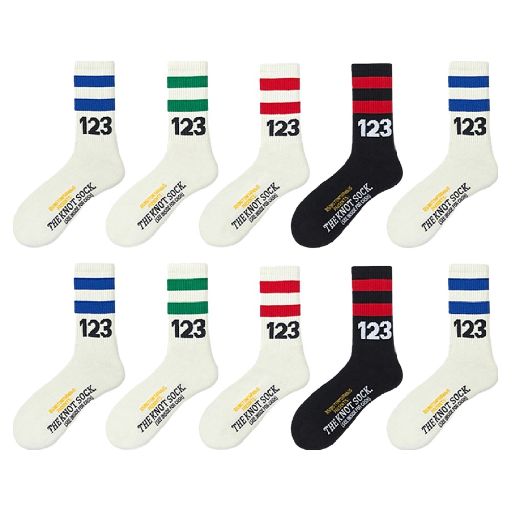 엘쏘 디자인 패션 중목 양말 10켤레 11 디잔인 랜덤발송 7,800원