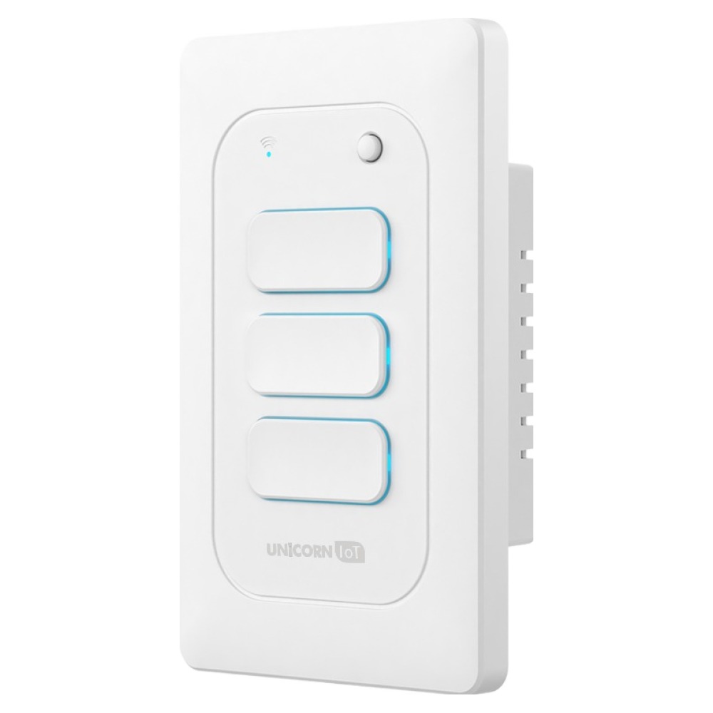 유니콘아이오티 WIFI방식 무선원격제어 스마트 벽스위치 3구 TS-SW 26,500원