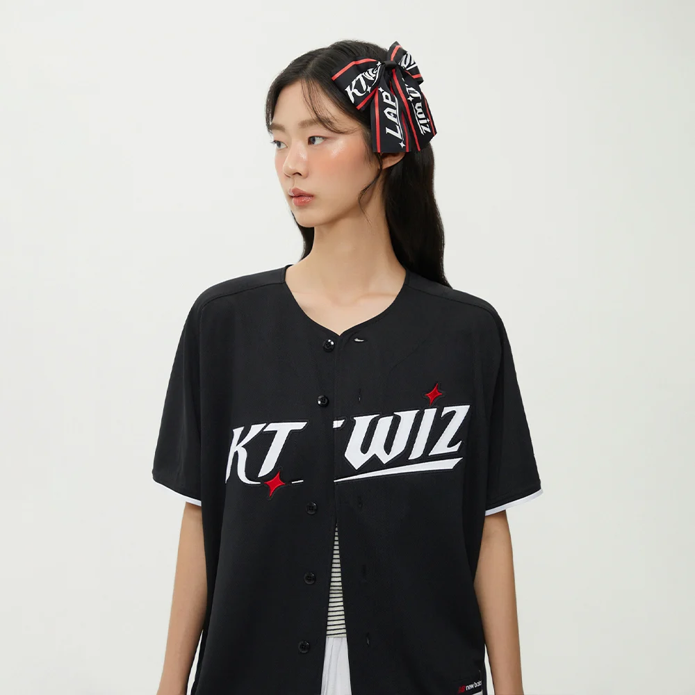 랩 LAP x KBO KT위즈(원정) 레터링 리본핀 AR7GA332, 블랙, 1개 9,900원