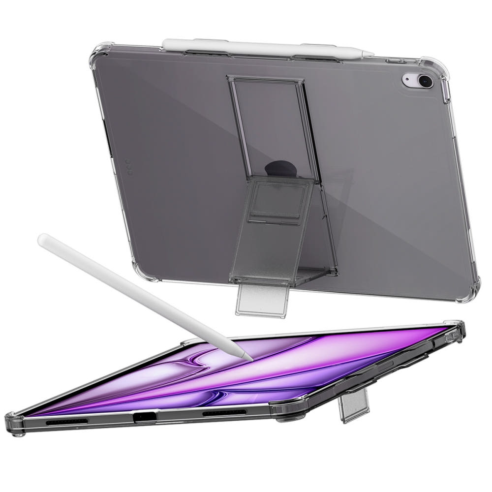 아라리 아이패드 에어 8세대 11형 M4 (2026) 케이스 투명 4단 각도조절 거치대 플렉실드 SP 22,500원