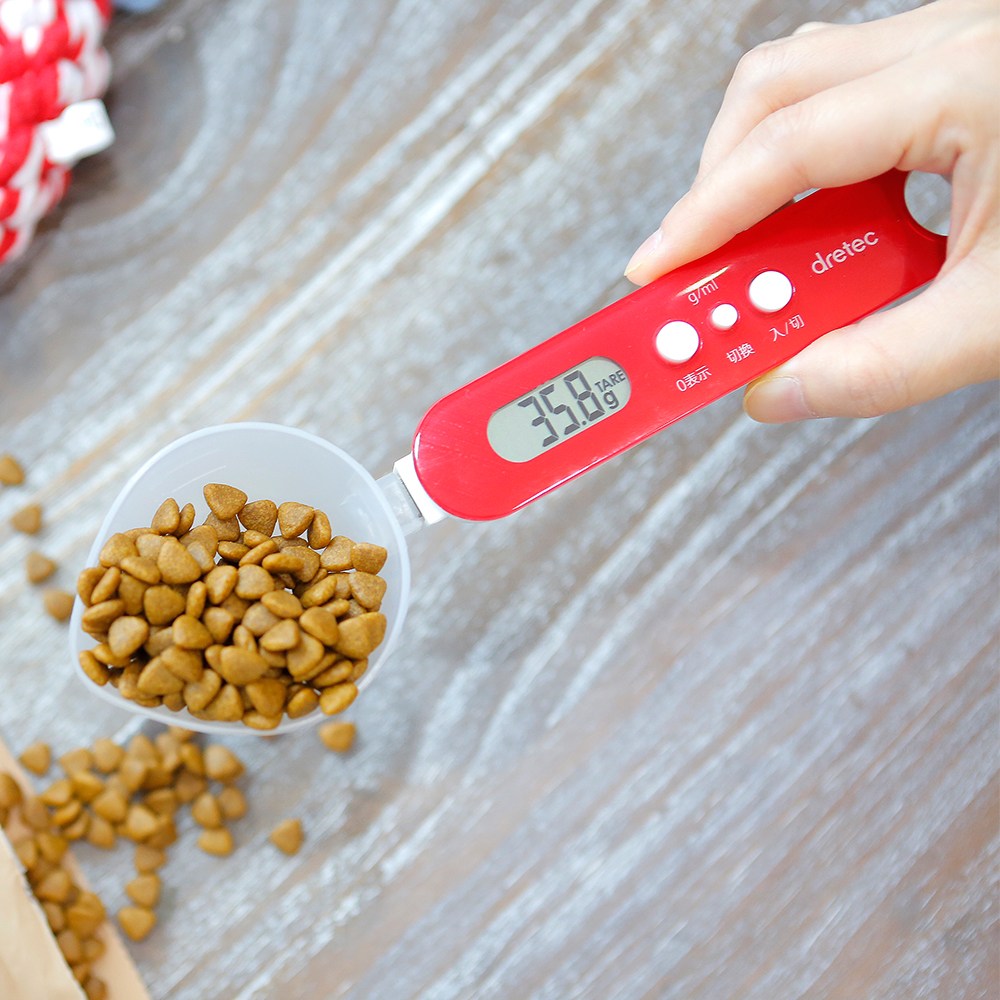 드레텍 사료스푼저울, 1개, 레드 15,900원