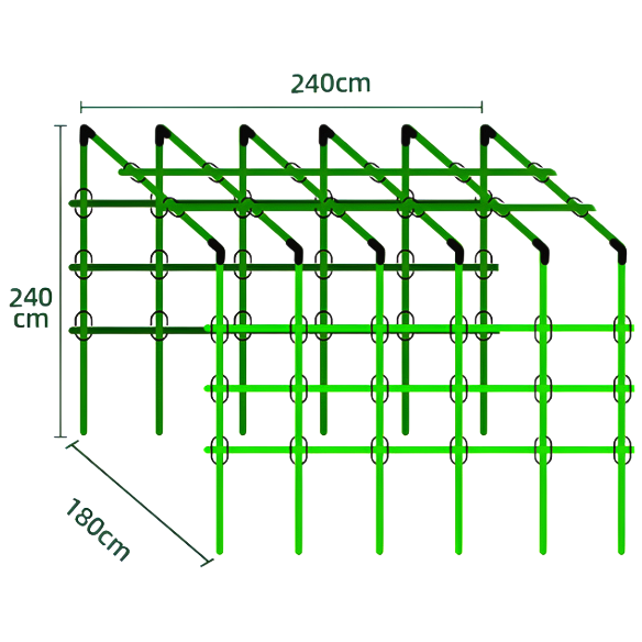 포도나무지지대 토마토 호박 조선오이 조롱박 참외 애플수박 가지 여주 넝쿨식물 지지대 99,800원