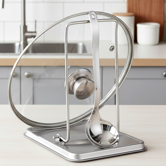 오르세홈 스테인리스 304 올스텐 냄비뚜껑 조리도구 거치대 14,380원