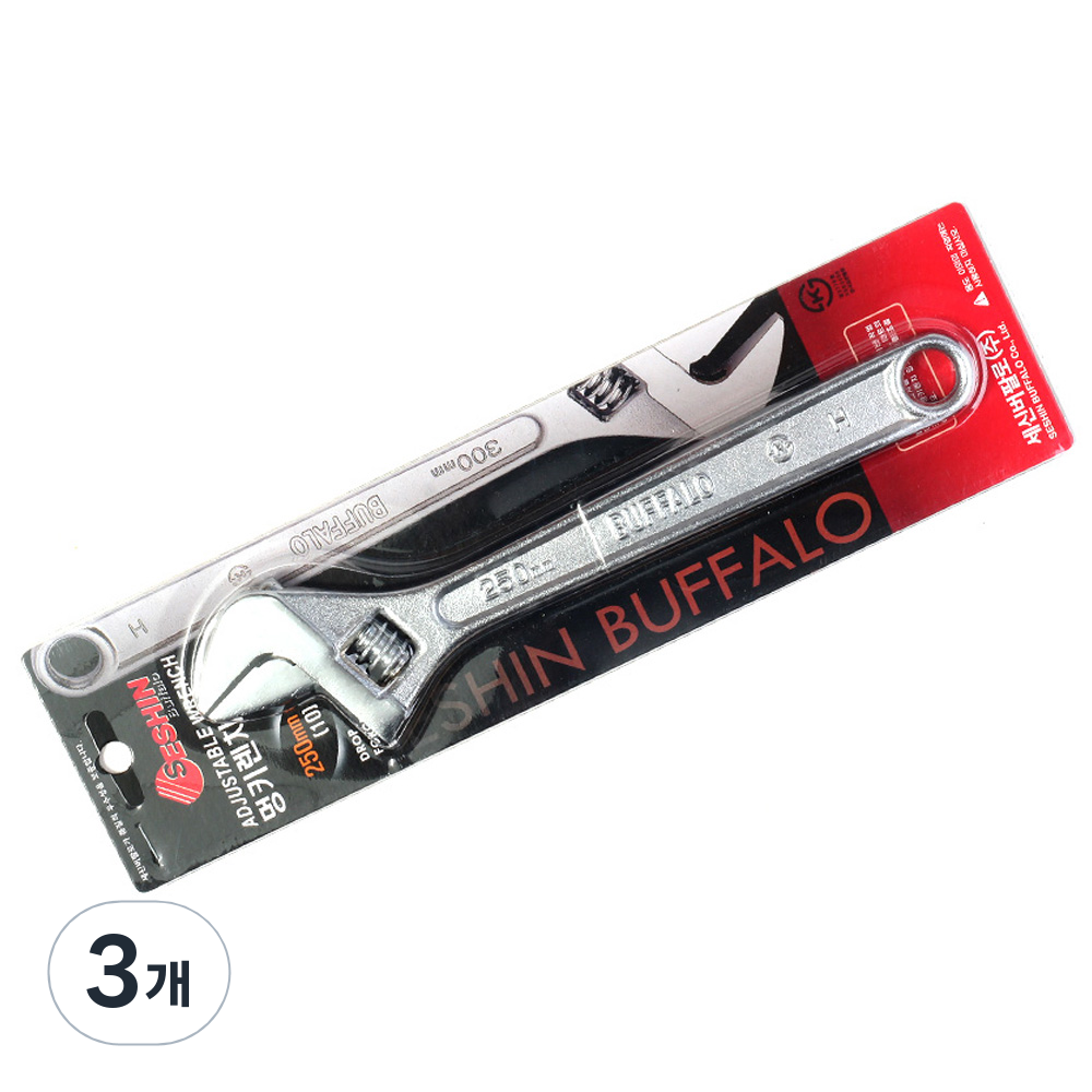 세신버팔로 몽키렌치 250mm 랜덤발송, 3개 30,510원