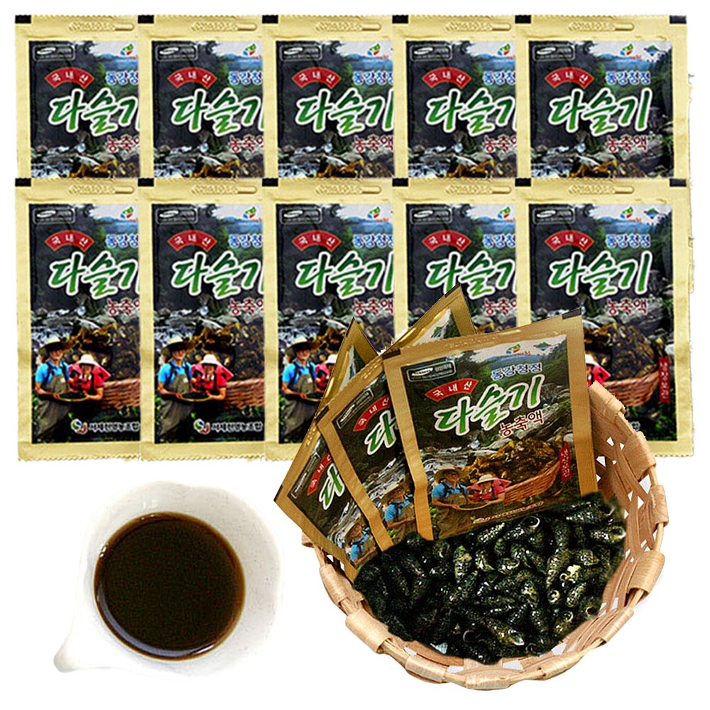 동강청정 자연산 다슬기농축액 100% 국내산 다슬기즙 진액, 30개, 100ml 69,800원