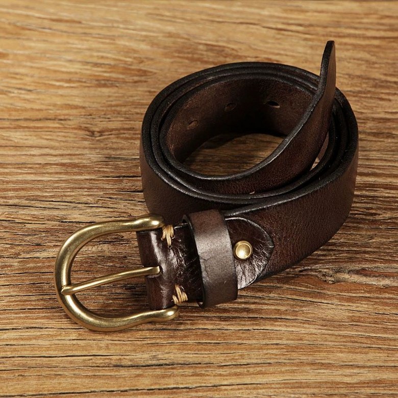 말가죽벨트 천연 멋진 남성 허리 정장 청바지 핀 비즈니스 남성용 말가죽 남자벨트 남성벨트 44,400원