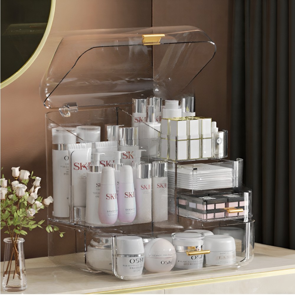 앙비 화장품 정리함 대용량 커버형 다용도 화장품 보관함 67,800원