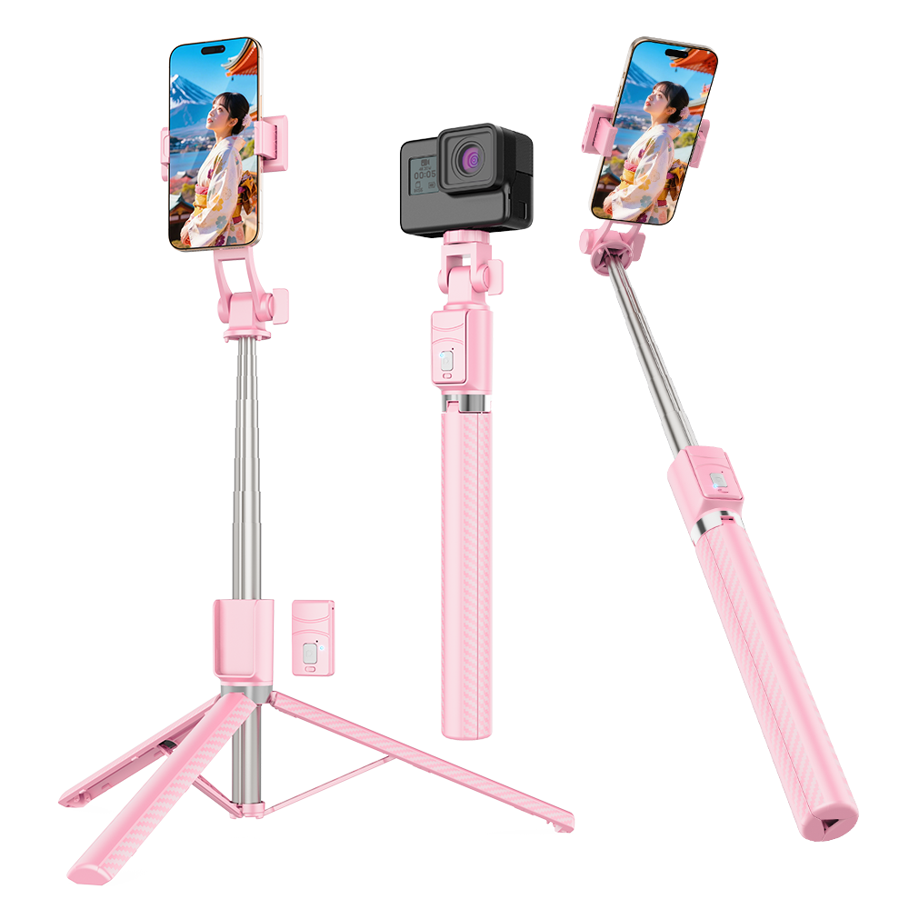 NICESUN 블루투스 휴대폰 삼각대 스마트폰/카메라/고프로 삼각대 셀카봉 170cm S8 13,900원