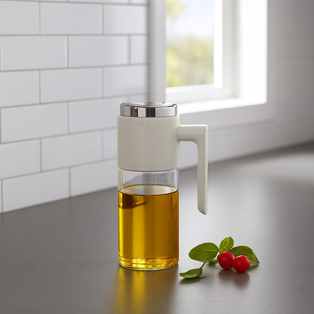 헬로제인 304스텐 고급형 자동개폐 유리 오일병 500ml, 1개, 500ml 15,650원