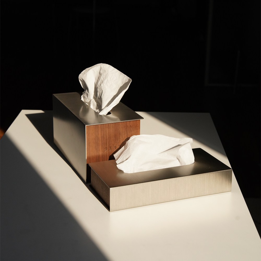 기치(gych) 스테인리스 티슈 케이스 휴지 각티슈 화장지 커버, 1개, 심플 99,000원