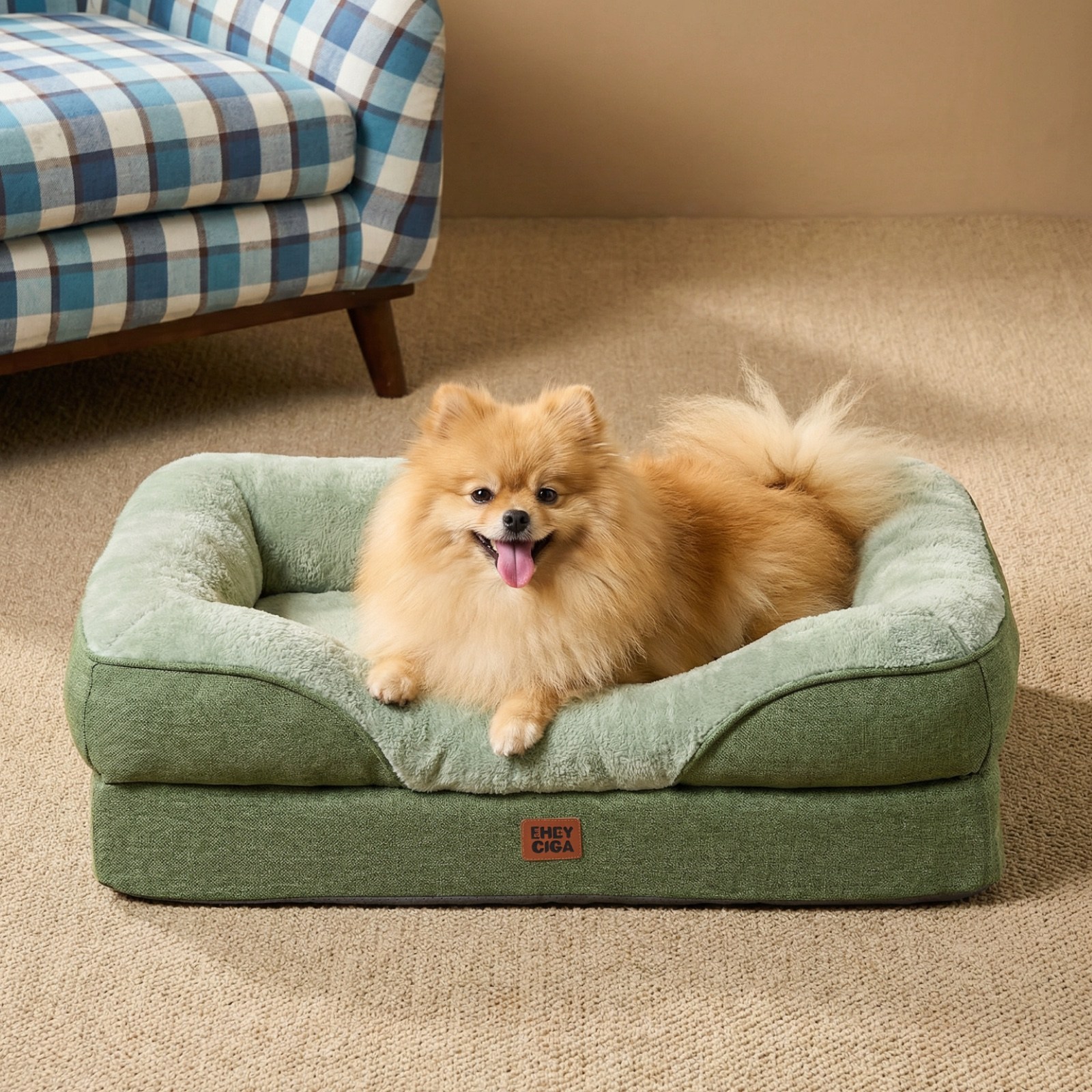 EHEYCIGA 메모리폼 정형외과 4면 보호 강아지방석 방수미끄럼방지 반려견 소파 32,900원