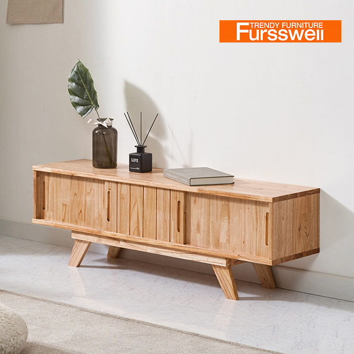 퍼스웰 루펠 참죽원목 슬라이딩 1200 거실장TV장(SI_164) 105,000원