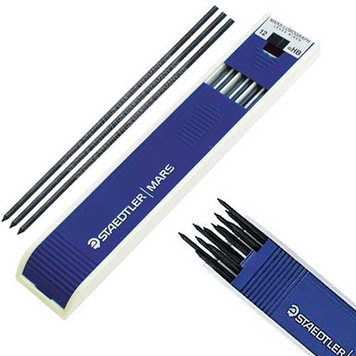 (스테들러) 마스 카본 홀더심 리필 200 2.0mm HB 780심 샤프심, 파랑 9,600원