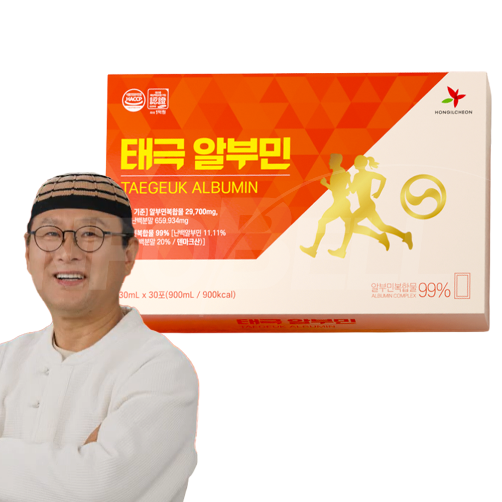 [TV홈쇼핑정품 인포벨]김오곤원장 태극 알부민 고농축 고함량 난백알부민 혈장단백질 부모님 어르신 건강 체력, 30개, 30ml 49,800원