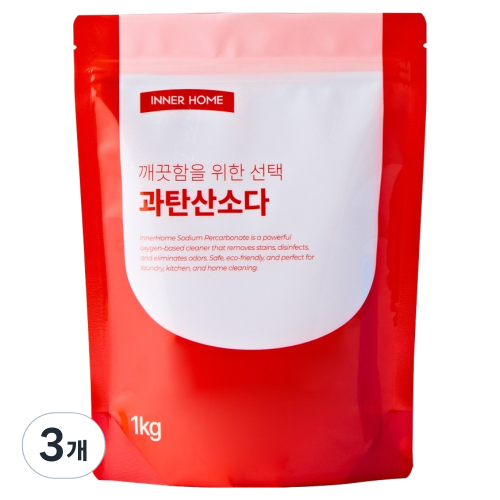 이너홈 깔끔 과탄산소다, 1kg, 3개 13,500원