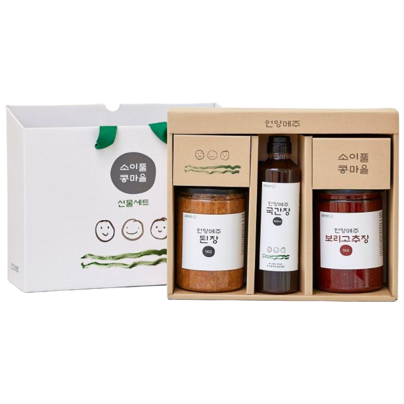 선물세트 - 된장1kg+고추장1kg+간장500ml 72,000원