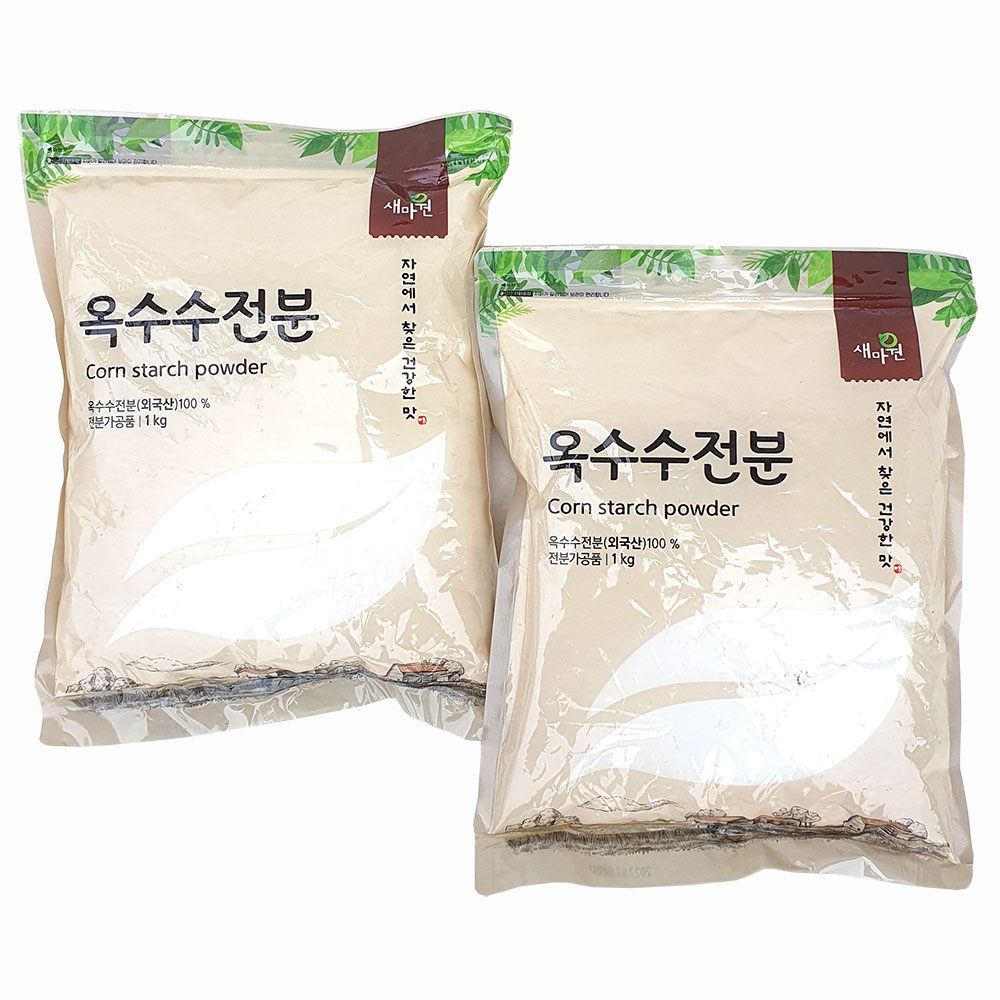 새마원 소연 NON GMO 옥수수전분 100프로 콘스타치, 1kg, 2개 8,780원