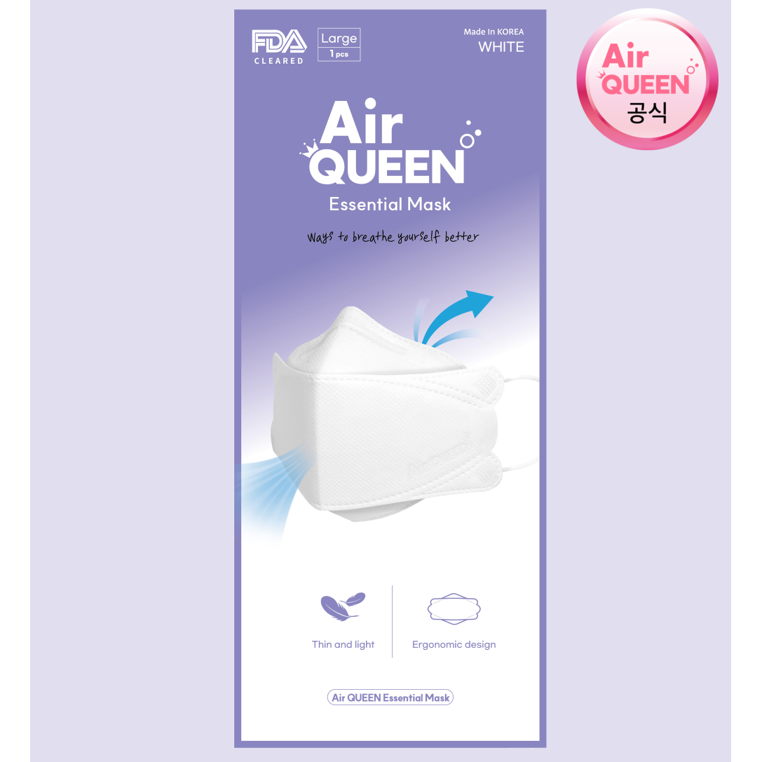 에어퀸 에센셜 (나노) 마스크 대형, 화이트 (개별포장100매), 10세트, 10개입 49,940원