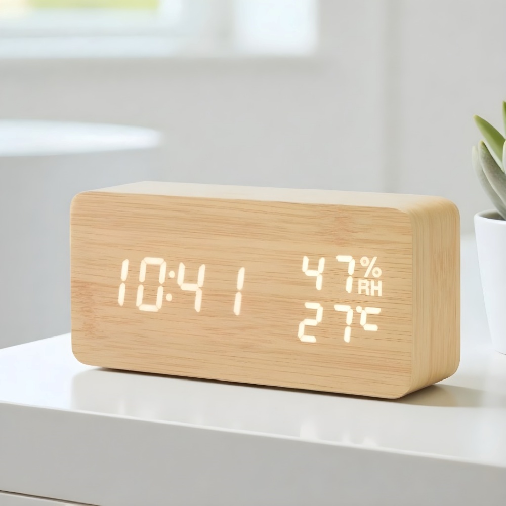 안소벨 탁상시계 알람 LED 무소음 디지털 16,800원