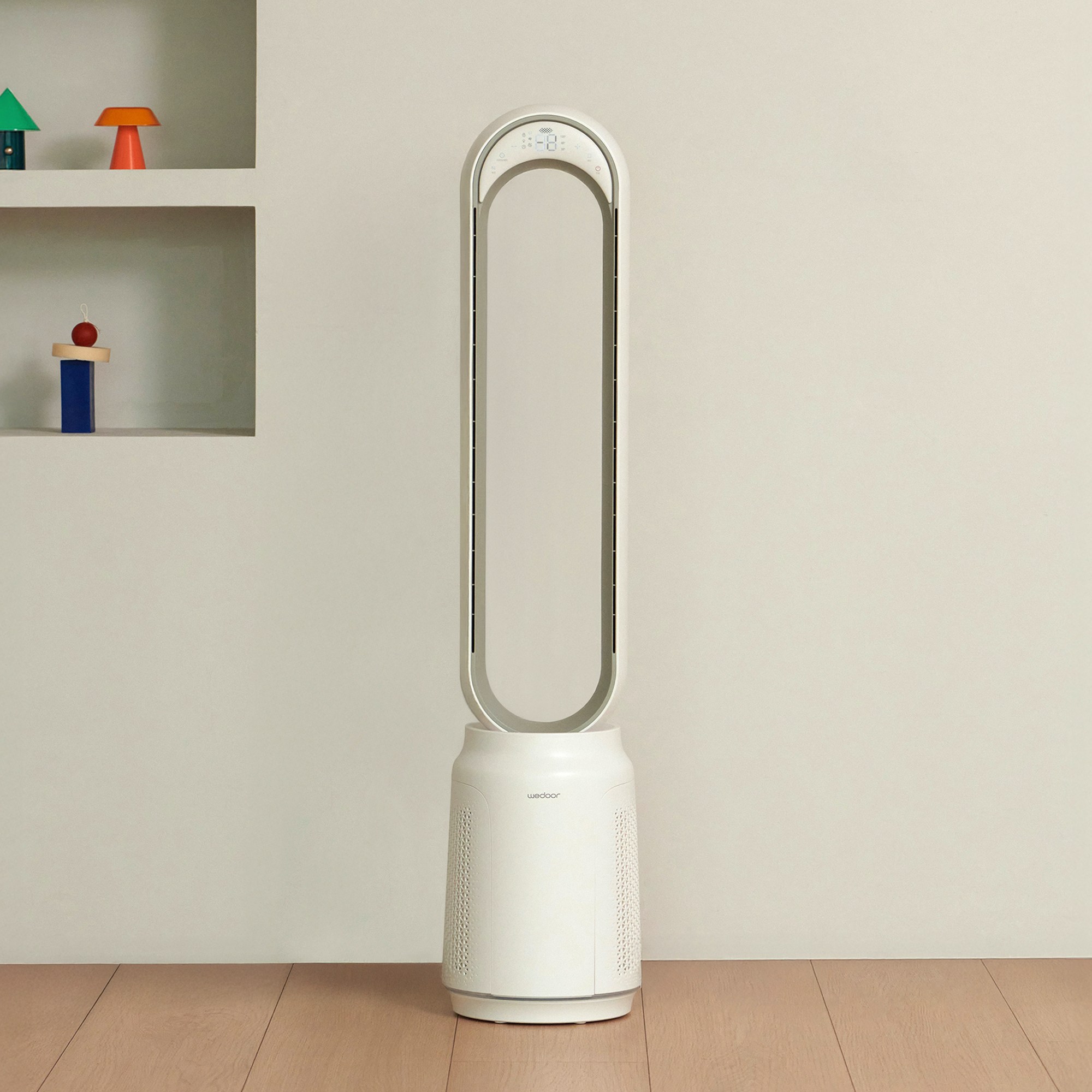 위도어 날개없는 선풍기 공기청정 헤파필터H14 BLDC 무풍 타워형 저소음 퓨어타워 279,000원