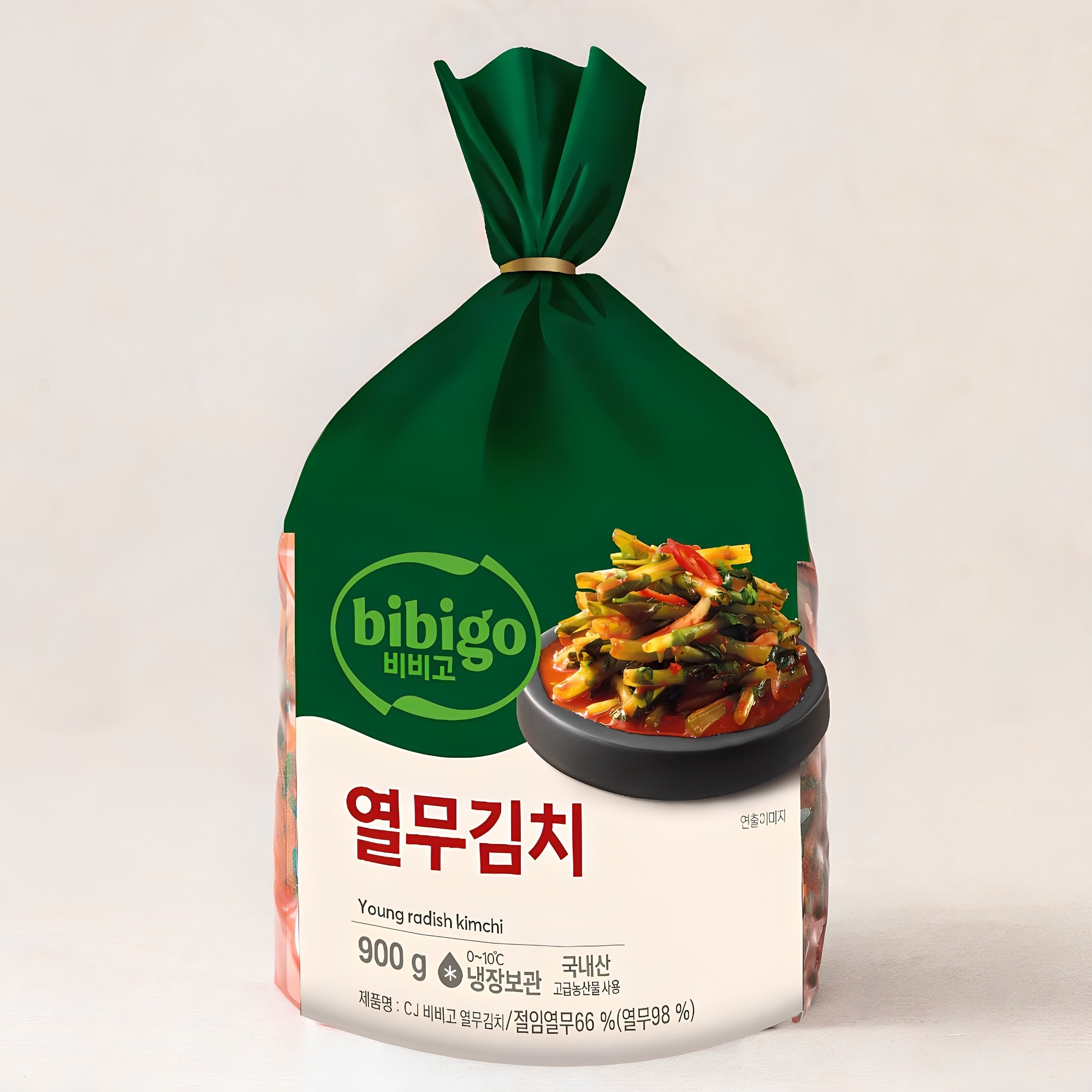CJ제일제당 비비고 열무김치, 900g, 1개 12,900원